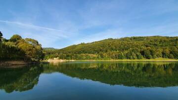 Фото номера Дом с 2 спальнями Дома для отпуска Cabana Lac Paltinu si Padure Valea Doftanei г. Teşila 41