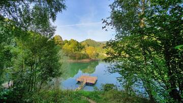 Фото номера Дом с 2 спальнями Дома для отпуска Cabana Lac Paltinu si Padure Valea Doftanei г. Teşila 22